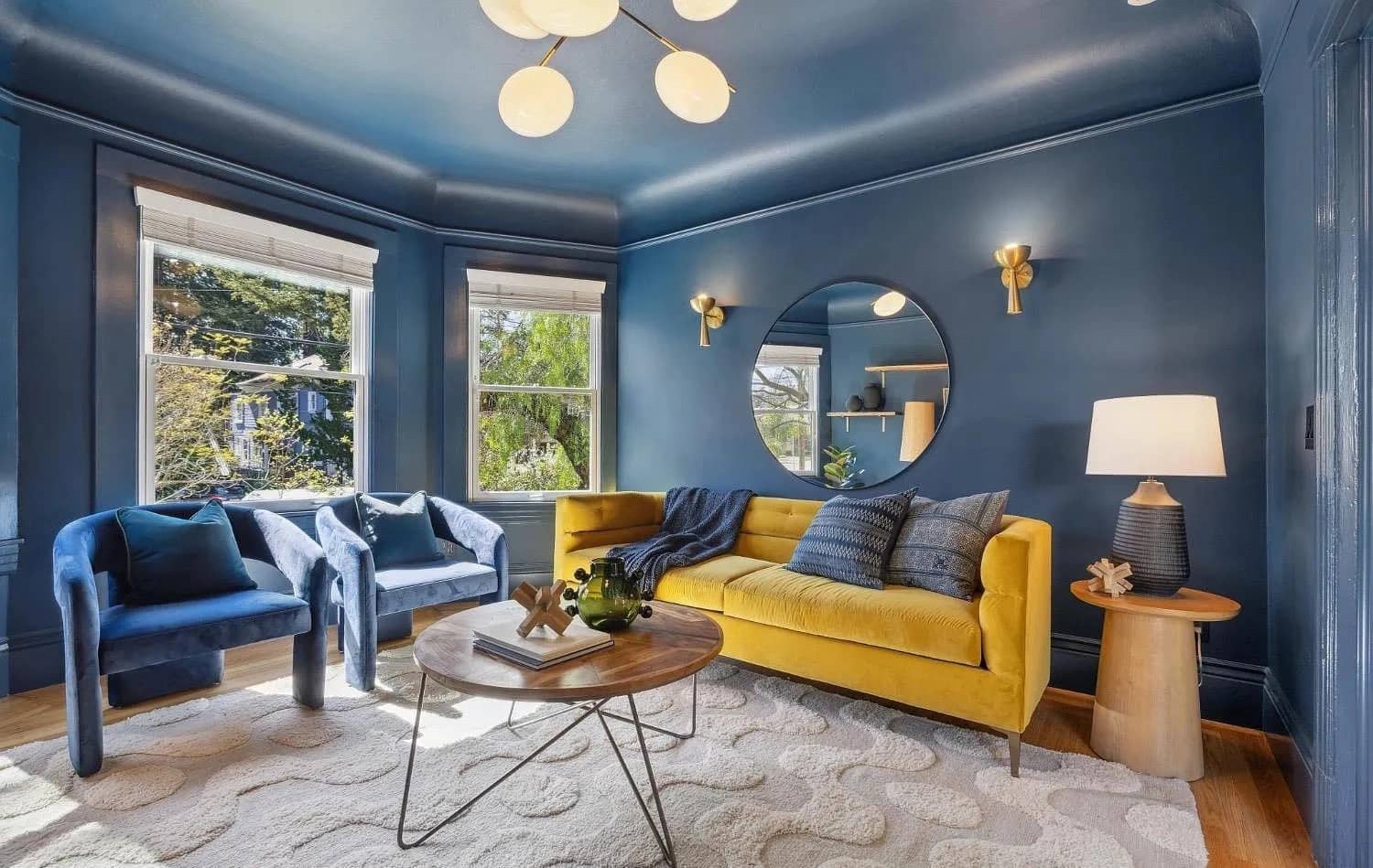 The Bold Art of Color Drenching in Home Staging