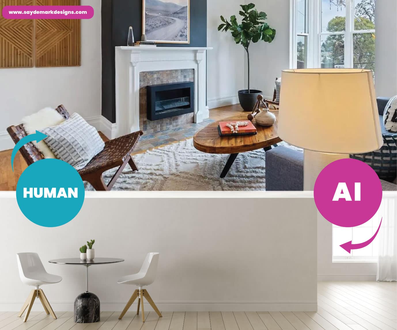 Real Design, Real Impact: Why Human Staging Still Matters - Sayde Marketing